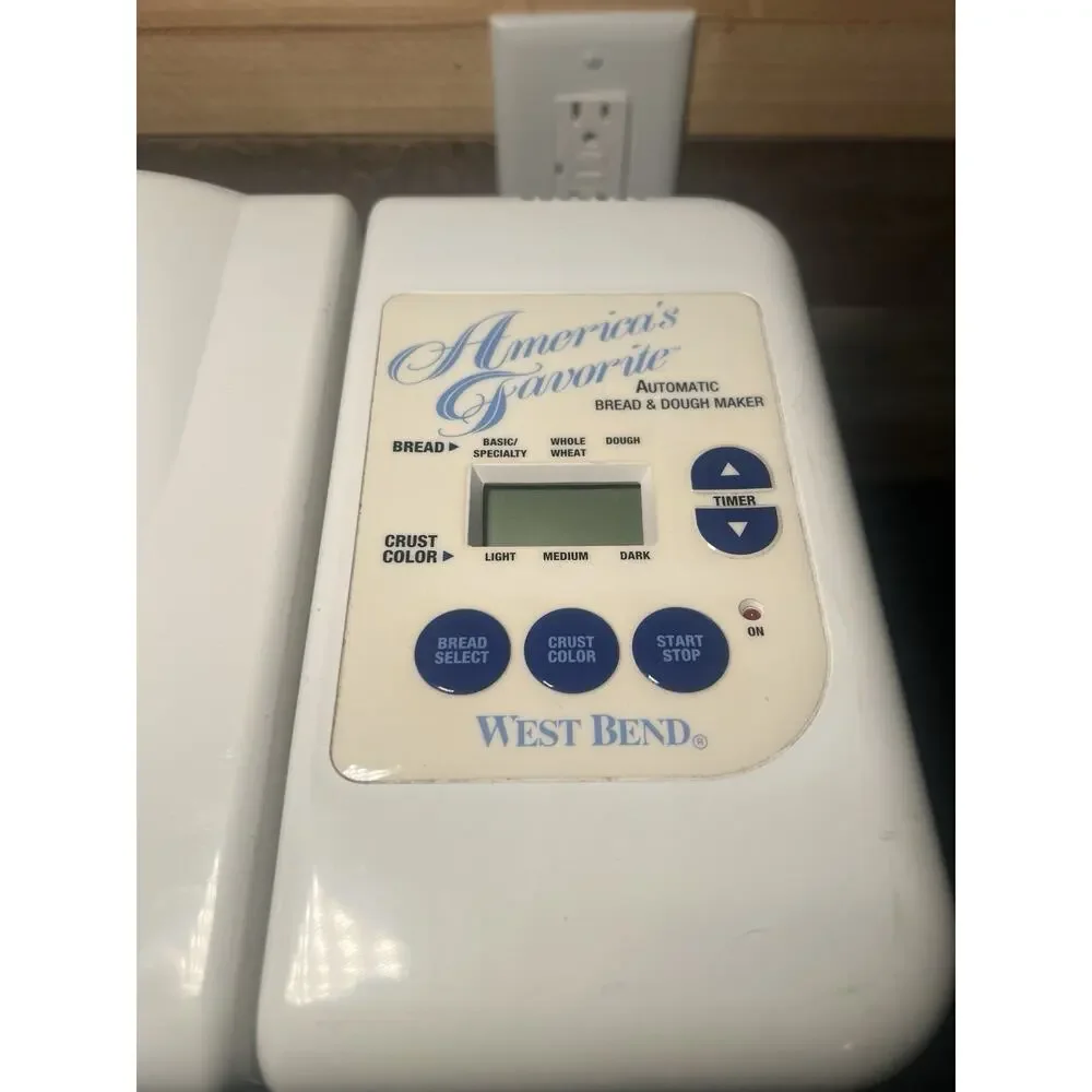 West Bend Americas Favorite Bread Dough Maker Machine 41065 1997 TESTED